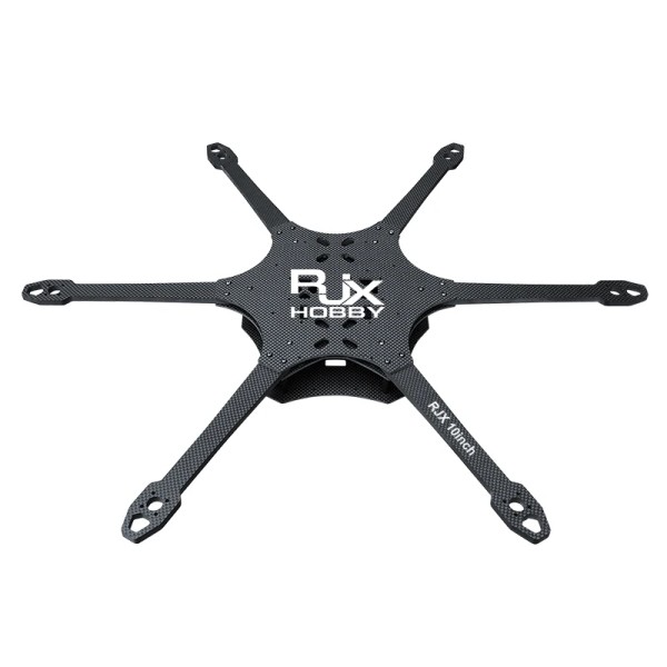 Alta calidad RJX Mark4 10 pulgadas 6 Kit de marco de fibra de carbono para RC Racing Drone Hexacopter Fpv Frame